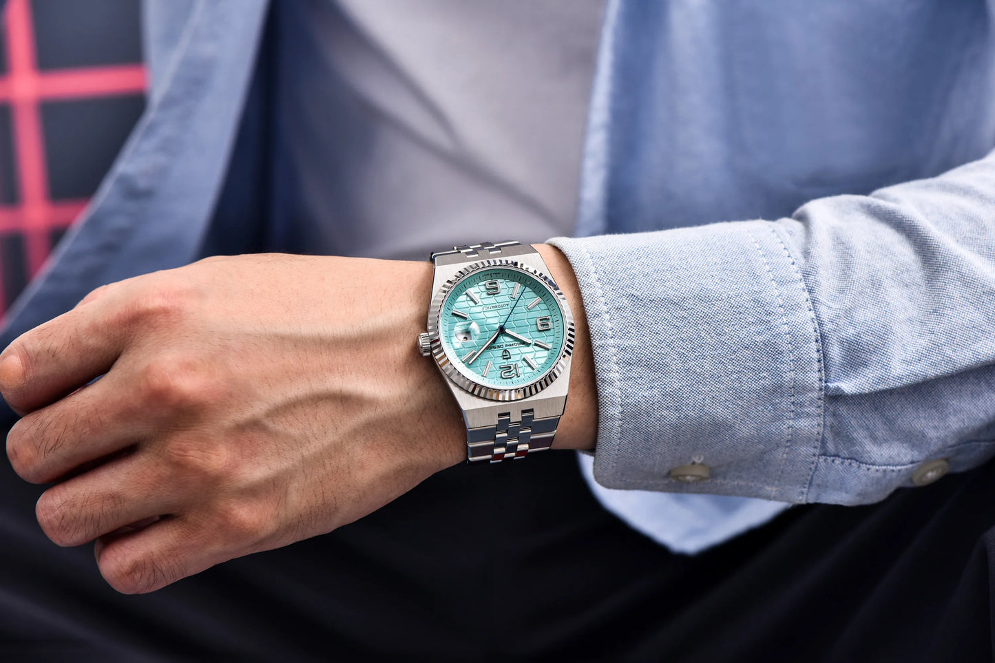 PAGANI DESIGN 3D Rhombus Dial Watches Luxury Automatic Watch Men Stainless steel Mechanical Wristwatch For Gift Box 2025 New