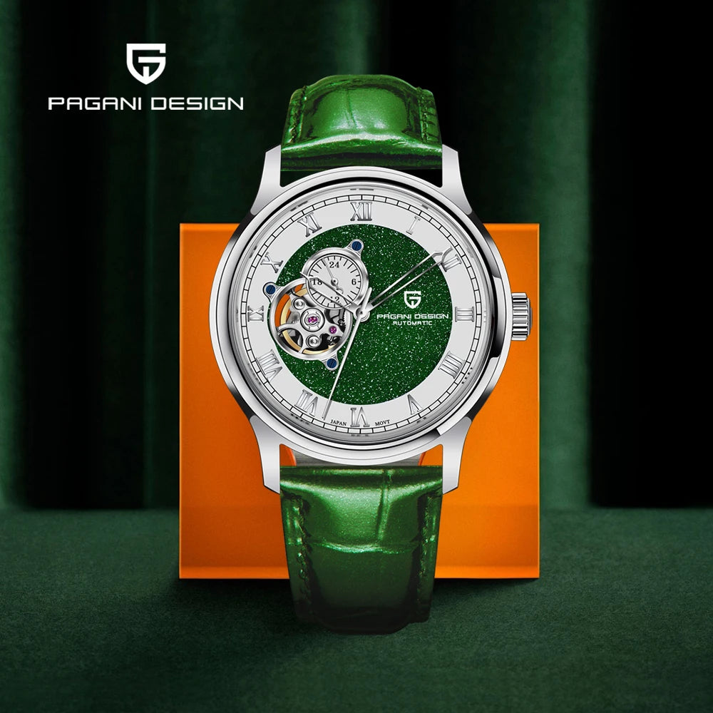 PAGANI DESIGN Tourbillon Men's Mechanical Watches Top Luxury Automatic Watch For Men NH35 Wristwatch Gift AR Sapphire Waterproof