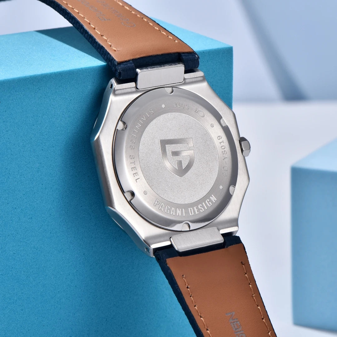 PAGANI DESIGN 2025 Men's Luxury Watch Mechanical Chronograph Quartz Movement Stainless Steel Waterproof Sapphire Crystal