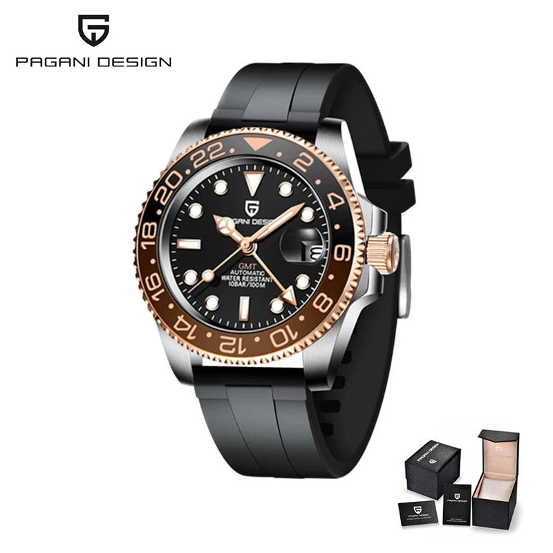 PAGANI DESIGN Men Watch Original Automatic Mechanical Watch For Man Scale Waterproof Luminous StainlessSteel watch Reloj PD-1662