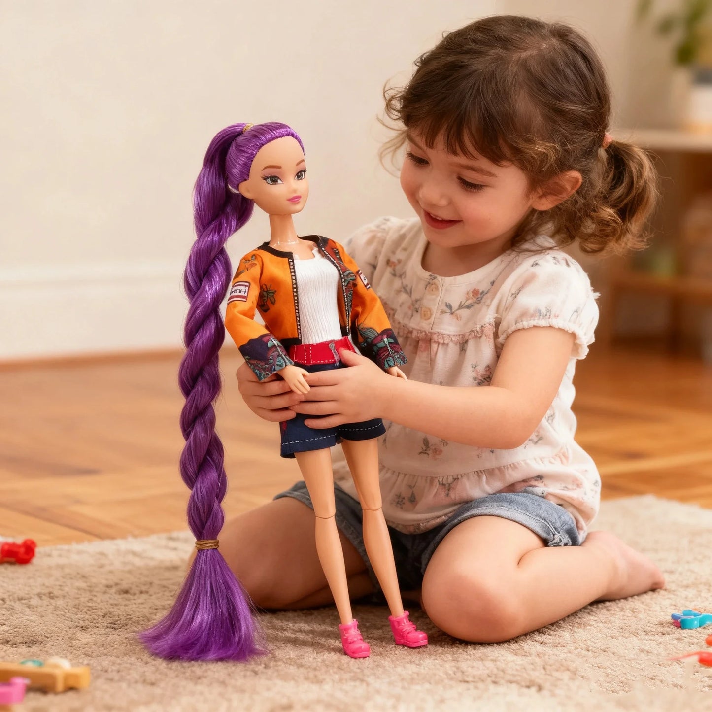 @@ New Kpop Demon Hunters Anime Merchandise Rumi Mira Zoyi Character Figurine Birthday Gift Fan Club Gifts 11 Joints Are Movable