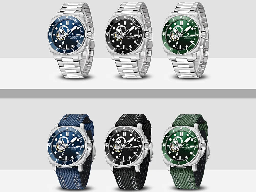 2025 Pagani design top Business Men's Mechanical Watch Luxury Sapphire NH39 stainless steel automatic Men's Watch 20BAR gift box