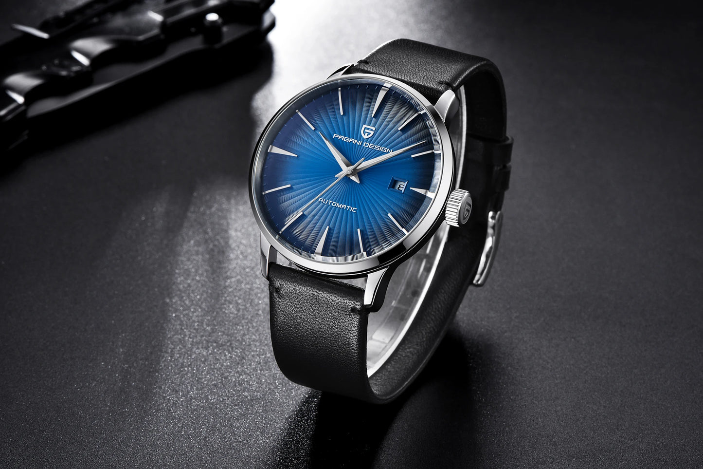 PAGANI DESIGN watch men's luxury retro mechanical watch men's watch gift box leather stainless steel waterproof case men's watch