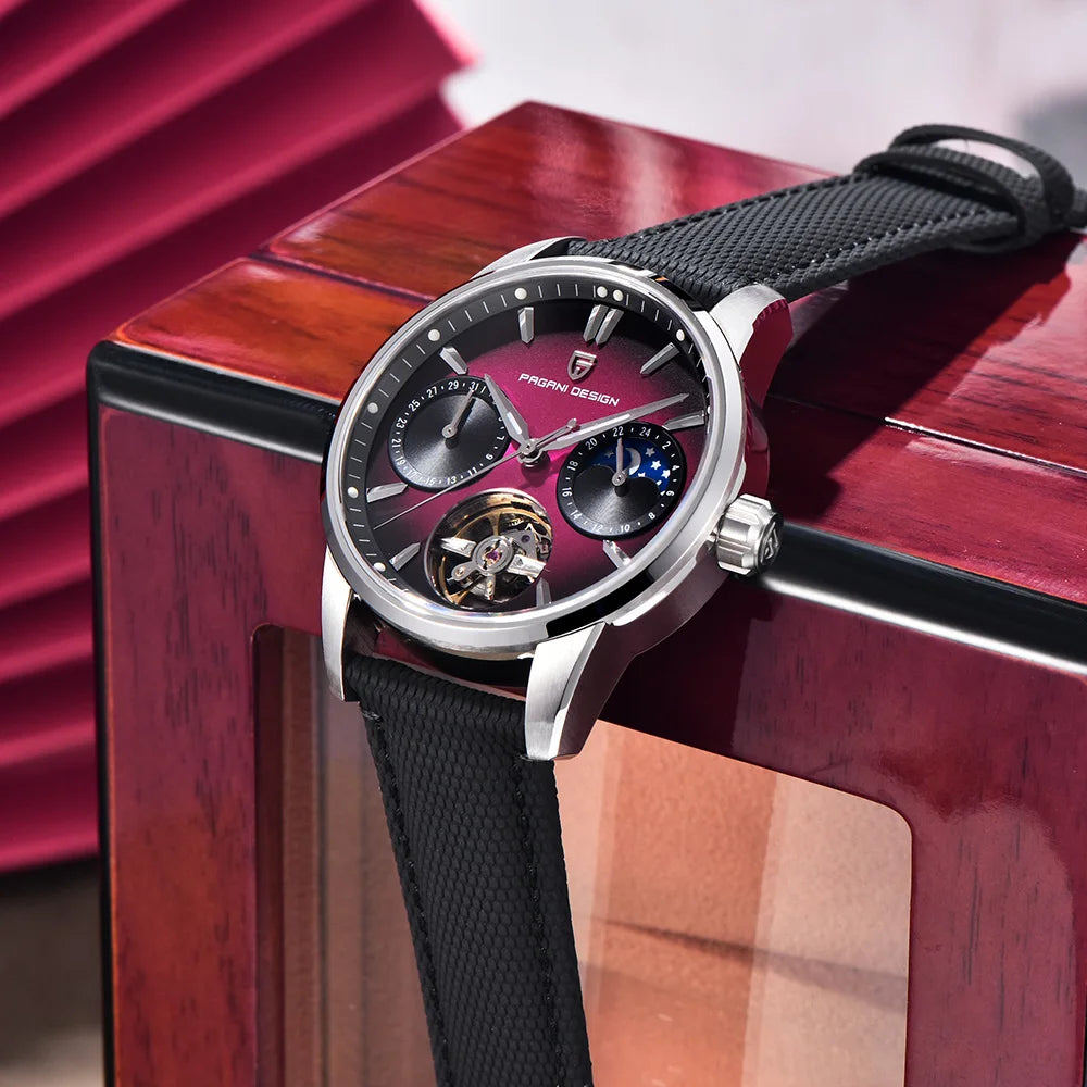 PAGANI DESIGN Men's Watch 2025 New Mechanical Watches For Man Luxury Sapphire Mirror Automatic Wristwatch Sport Waterproof Clock