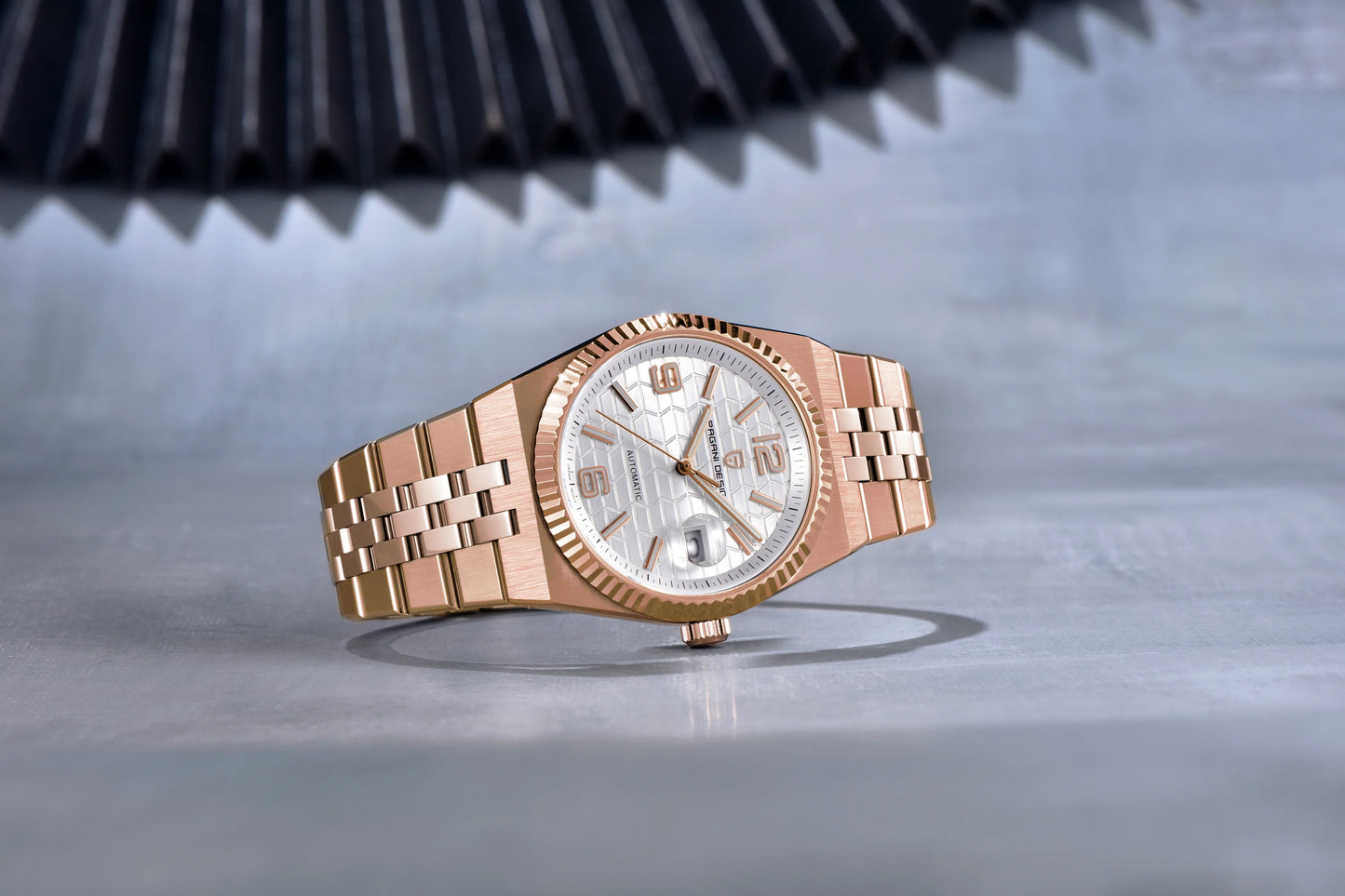 PAGANI DESIGN 3D Rhombus Dial Watches Luxury Automatic Watch Men Stainless steel Mechanical Wristwatch For Gift Box 2025 New