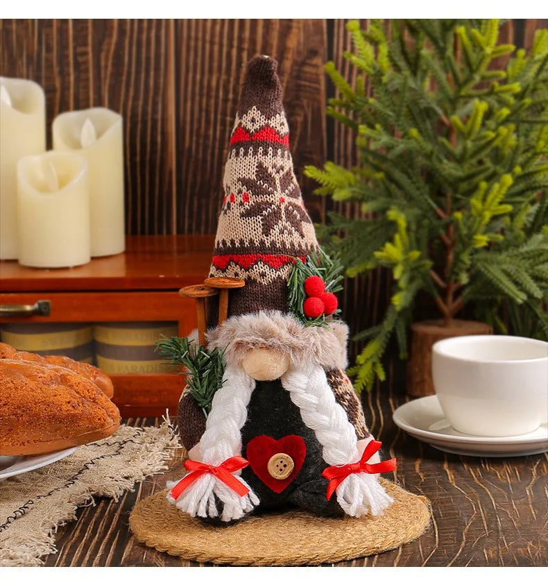 Christmas Gnomes Faceless Doll Decoration Tabletop Decoration Merry Christmas Elf Decoration Home Indoor Christmas Decorations