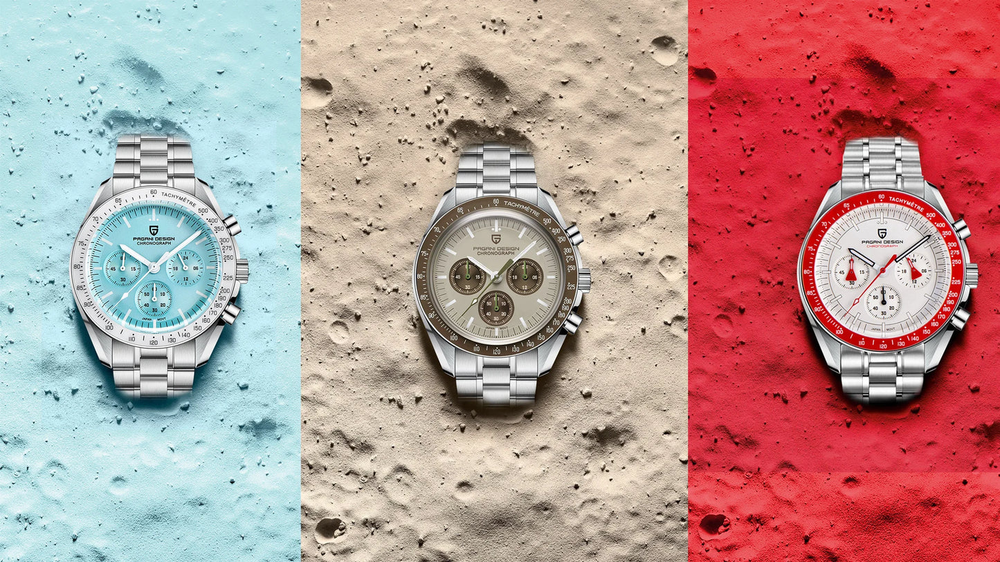 PAGANI DESIGN 2025 New Luxury Rose Gold DD40 Automatic Watch For Men NH36A Mechanical Wristwatch Men Stainless steel Waterproof