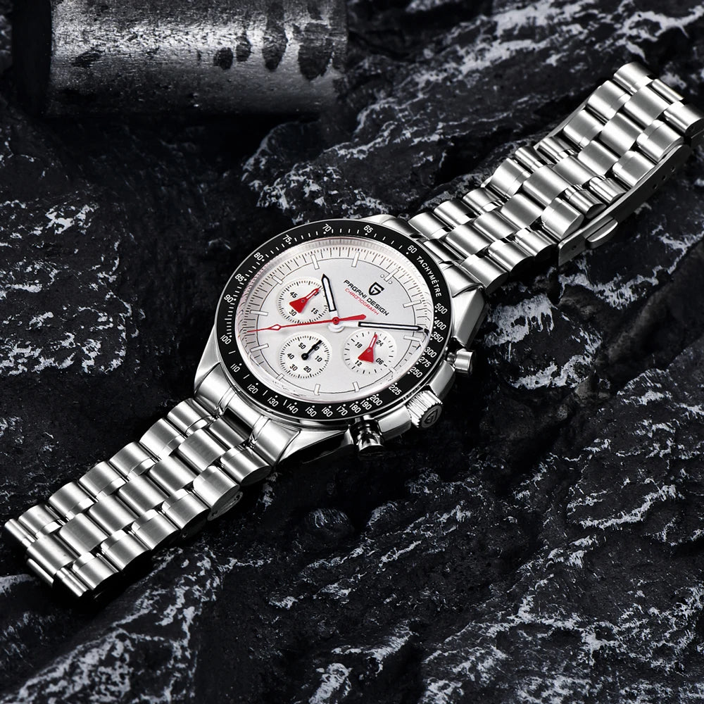 PAGANI DESIGN 2025 Men's Watches Luxury Quartz Watch For Man Chronograph AR Sapphire Mirror Auto Date Wrist Watches Reloj Hombre