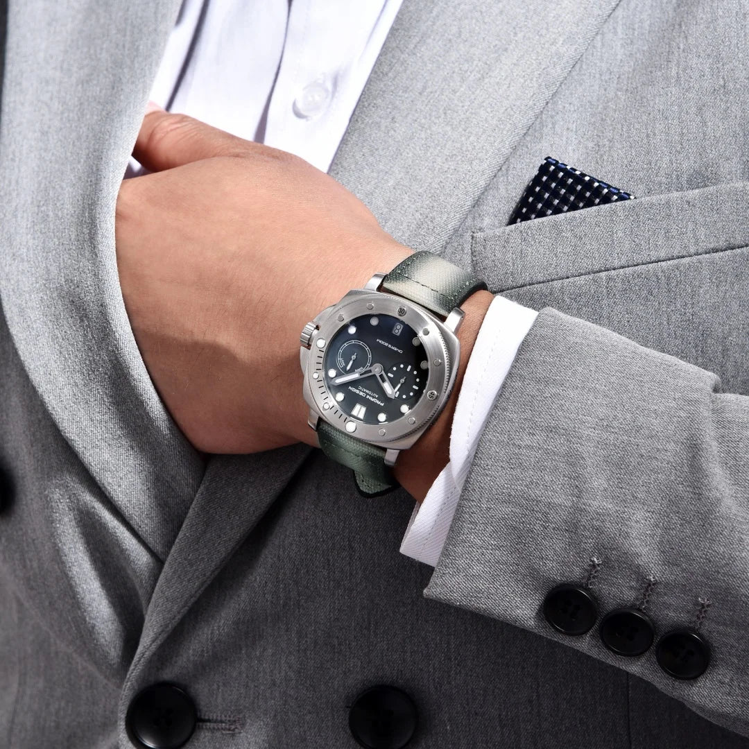 PAGANI DESIGN Men's Watches New Diver Automatic Mechanical Watch Sapphire Stainless Steel Sport 20 Bar Clock Relogios Masculino