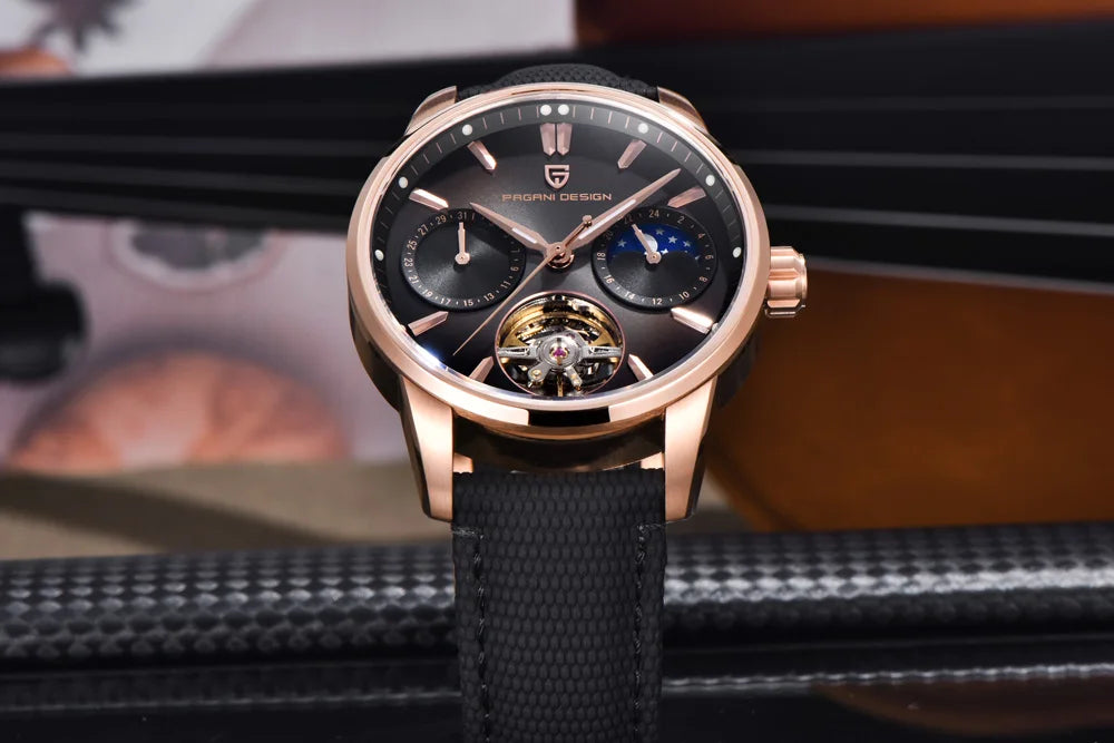 PAGANI DESIGN Men's Watch 2025 New Mechanical Watches For Man Luxury Sapphire Mirror Automatic Wristwatch Sport Waterproof Clock