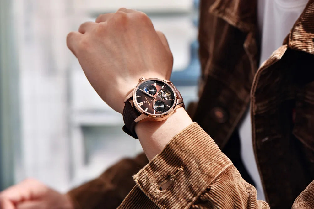 PAGANI DESIGN Men's Watch 2025 New Mechanical Watches For Man Luxury Sapphire Mirror Automatic Wristwatch Sport Waterproof Clock