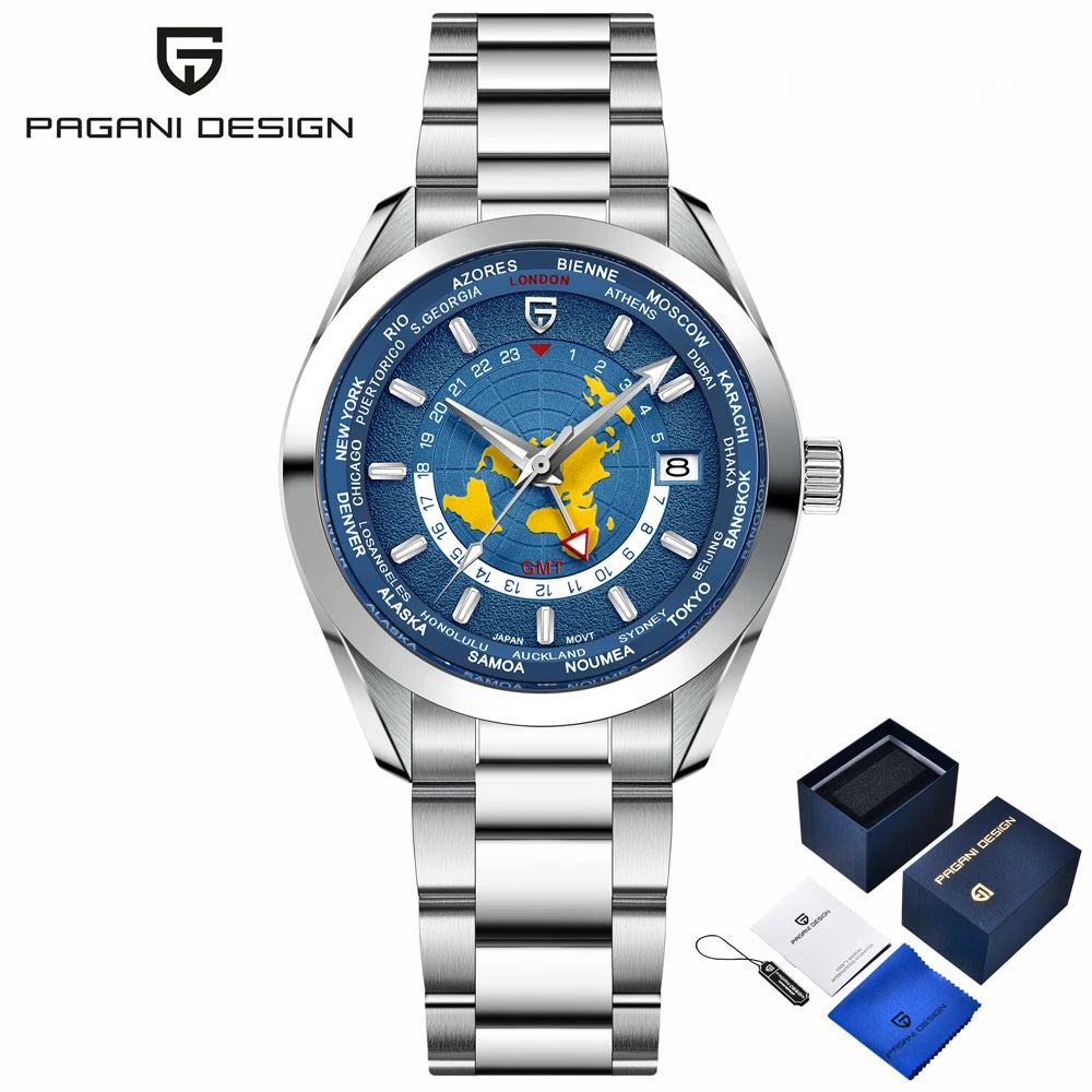 PAGANI DESIGN men's Watch 1788 Light Luxury Mechanical Watch Men's gift Box NH34A Movement Sapphire glass Waterproof Men's Watch