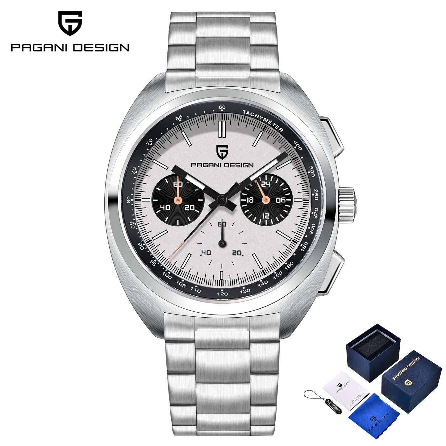 PAGANI DESIGN Men's Watch Luxury Quartz Watches For Man Top Sapphire Mirror Sports Waterproof Wristwatch Clock Gift Box 2025 New