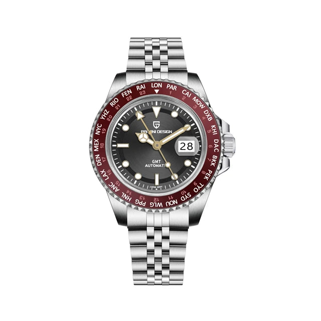 PAGANI DESIGN V4 40MM GMT NH34 Luxury Men's Watches Top Fashion Automatic Mechanical Watches for Men Sapphire Waterproof Clock