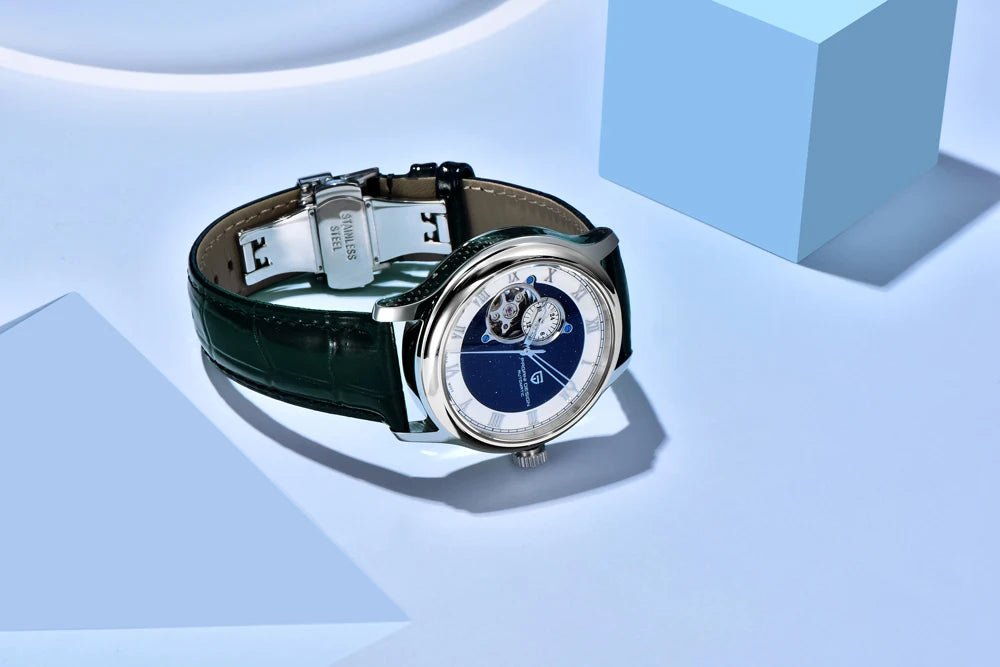 PAGANI DESIGN Tourbillon Men's Mechanical Watches Top Luxury Automatic Watch For Men NH35 Wristwatch Gift AR Sapphire Waterproof