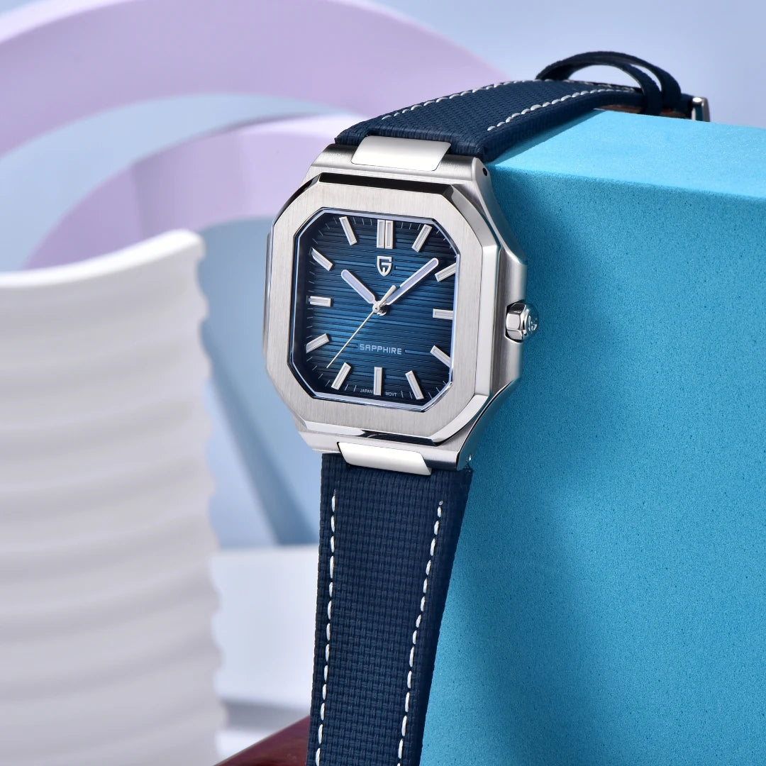 PAGANI DESIGN 2025 Men's Luxury Watch Mechanical Chronograph Quartz Movement Stainless Steel Waterproof Sapphire Crystal