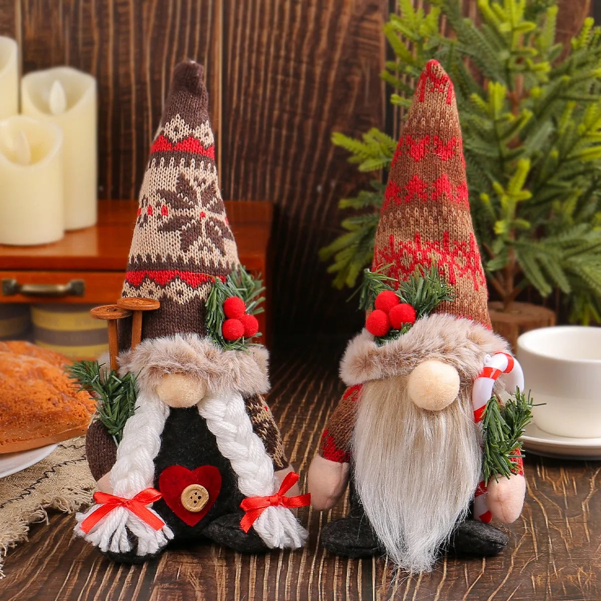 Christmas Gnomes Faceless Doll Decoration Tabletop Decoration Merry Christmas Elf Decoration Home Indoor Christmas Decorations