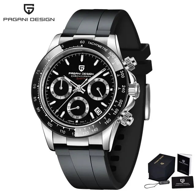 2024 PAGANI DESIGN Watch Men Quartz Top Brand Luxury Automatic Date Wristwatch for Men Waterproof Sport Chronograph Clock Mans