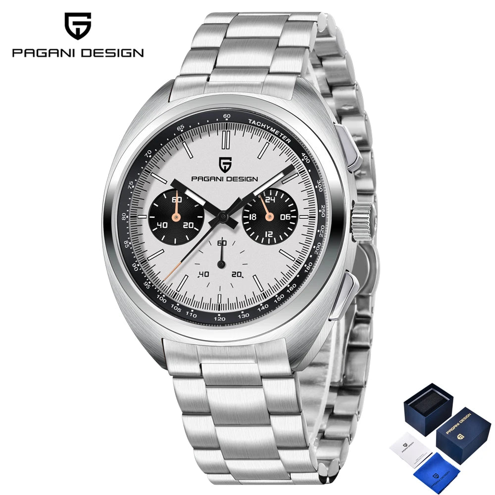 2025 New PAGANI DESIGN Men's Watches Top Luxury Quartz Wristwatch Chronograph Watch For Men AR Sapphire Waterproof Luminous Gift