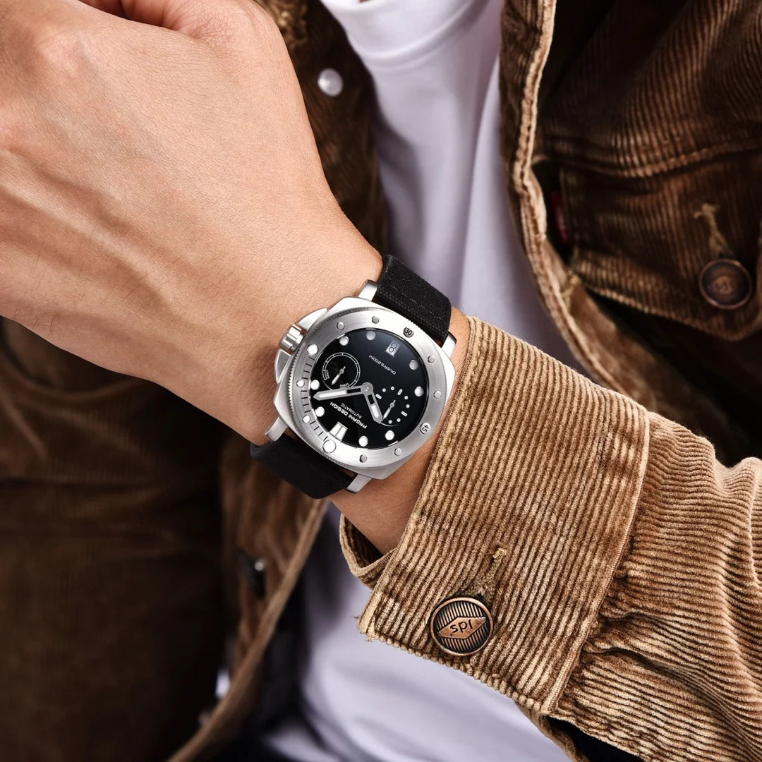 PAGANI DESIGN Men's Watches New Diver Automatic Mechanical Watch Sapphire Stainless Steel Sport 20 Bar Clock Relogios Masculino