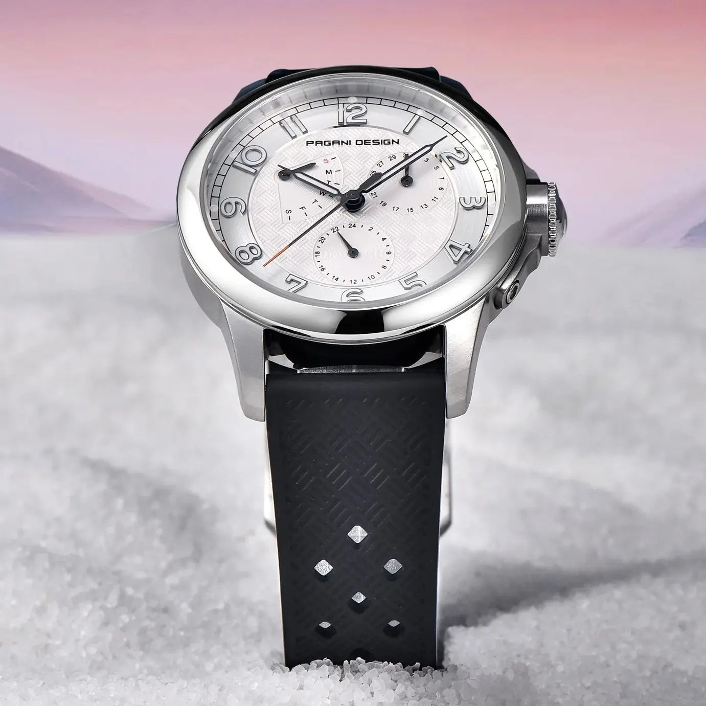 PAGANI DESIGN 2024 New Men's Watches Luxury Quartz Watch Men Multifunction Date Wrist watch Men Sapphire crystal Japan VH88 Movt