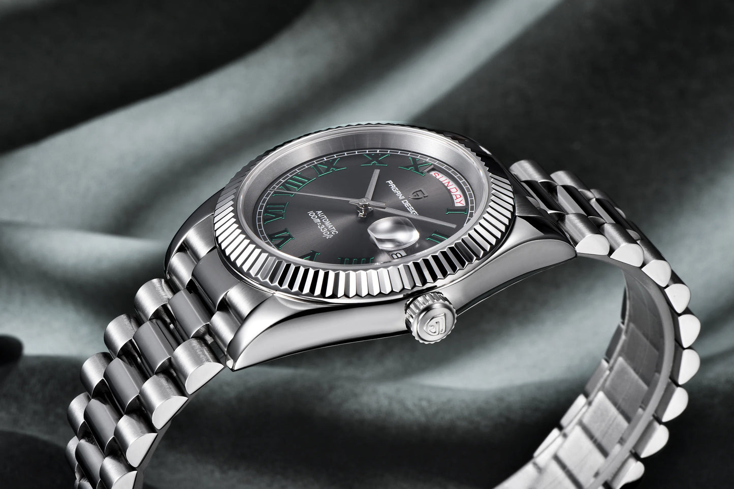 PAGANI DESIGN 2025 New Luxury Rose Gold DD40 Automatic Watch For Men NH36A Mechanical Wristwatch Men Stainless steel Waterproof