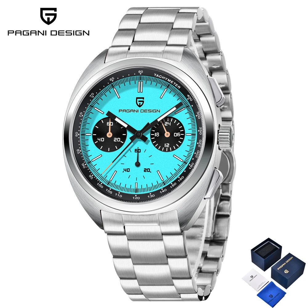 2025 New PAGANI DESIGN Men's Watches Top Luxury Quartz Wristwatch Chronograph Watch For Men AR Sapphire Waterproof Luminous Gift