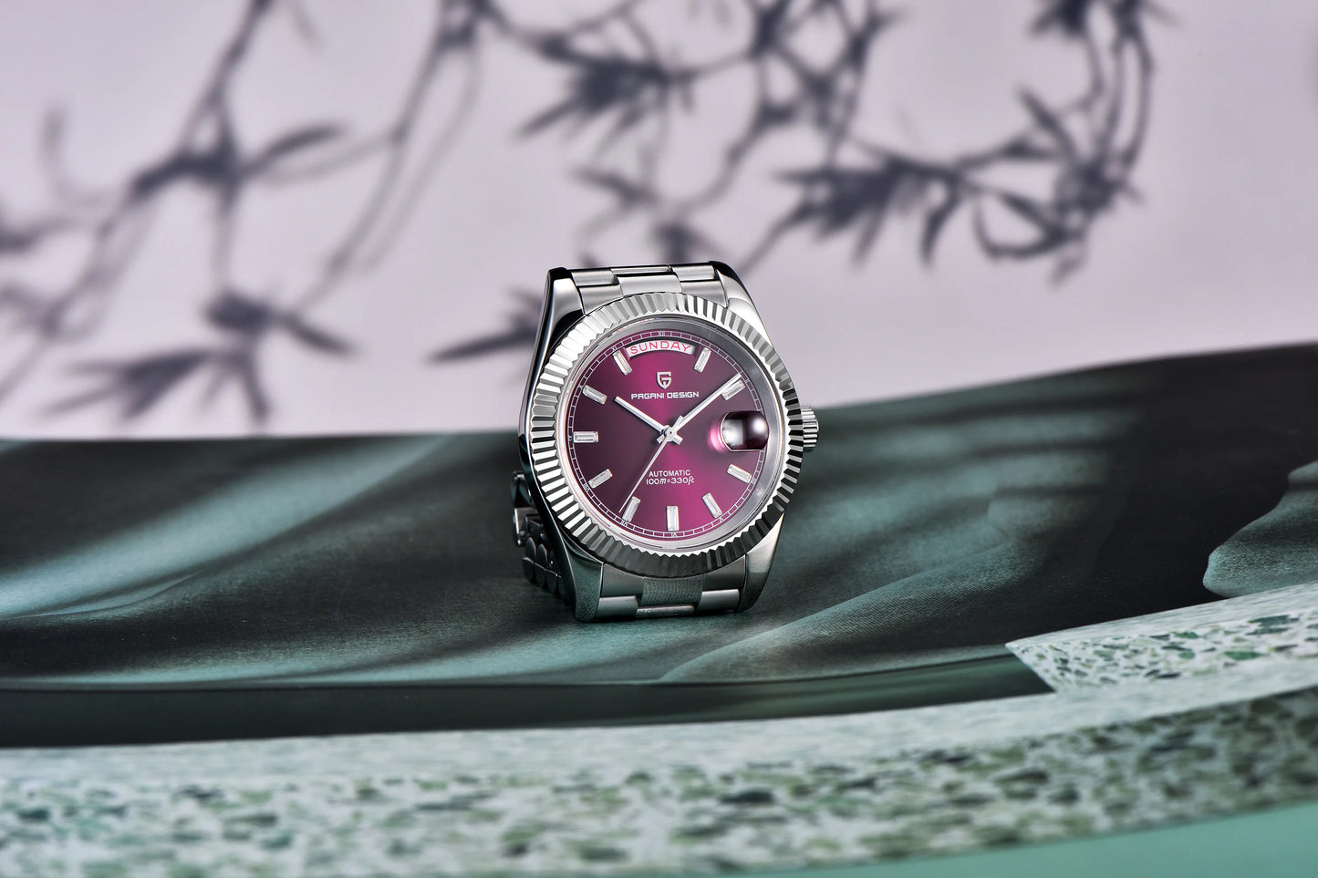 PAGANI DESIGN 2025 New Luxury Rose Gold DD40 Automatic Watch For Men NH36A Mechanical Wristwatch Men Stainless steel Waterproof