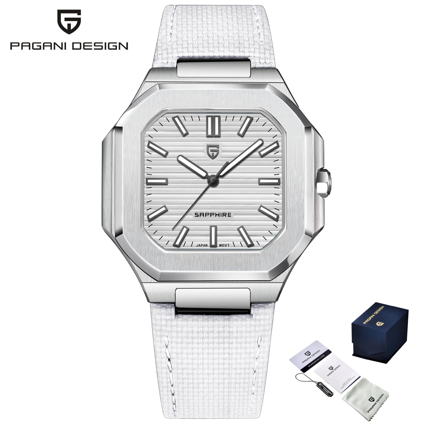 PAGANI DESIGN 2025 Men's Luxury Watch Mechanical Chronograph Quartz Movement Stainless Steel Waterproof Sapphire Crystal