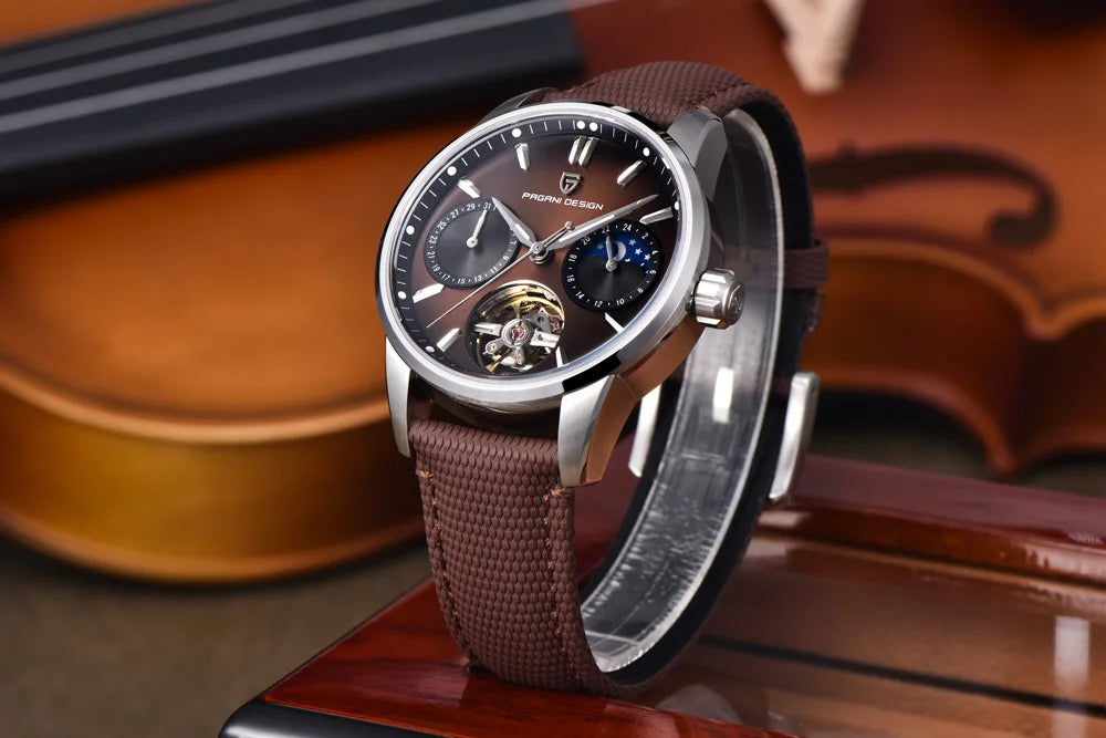 PAGANI DESIGN Men's Watch 2025 New Mechanical Watches For Man Luxury Sapphire Mirror Automatic Wristwatch Sport Waterproof Clock