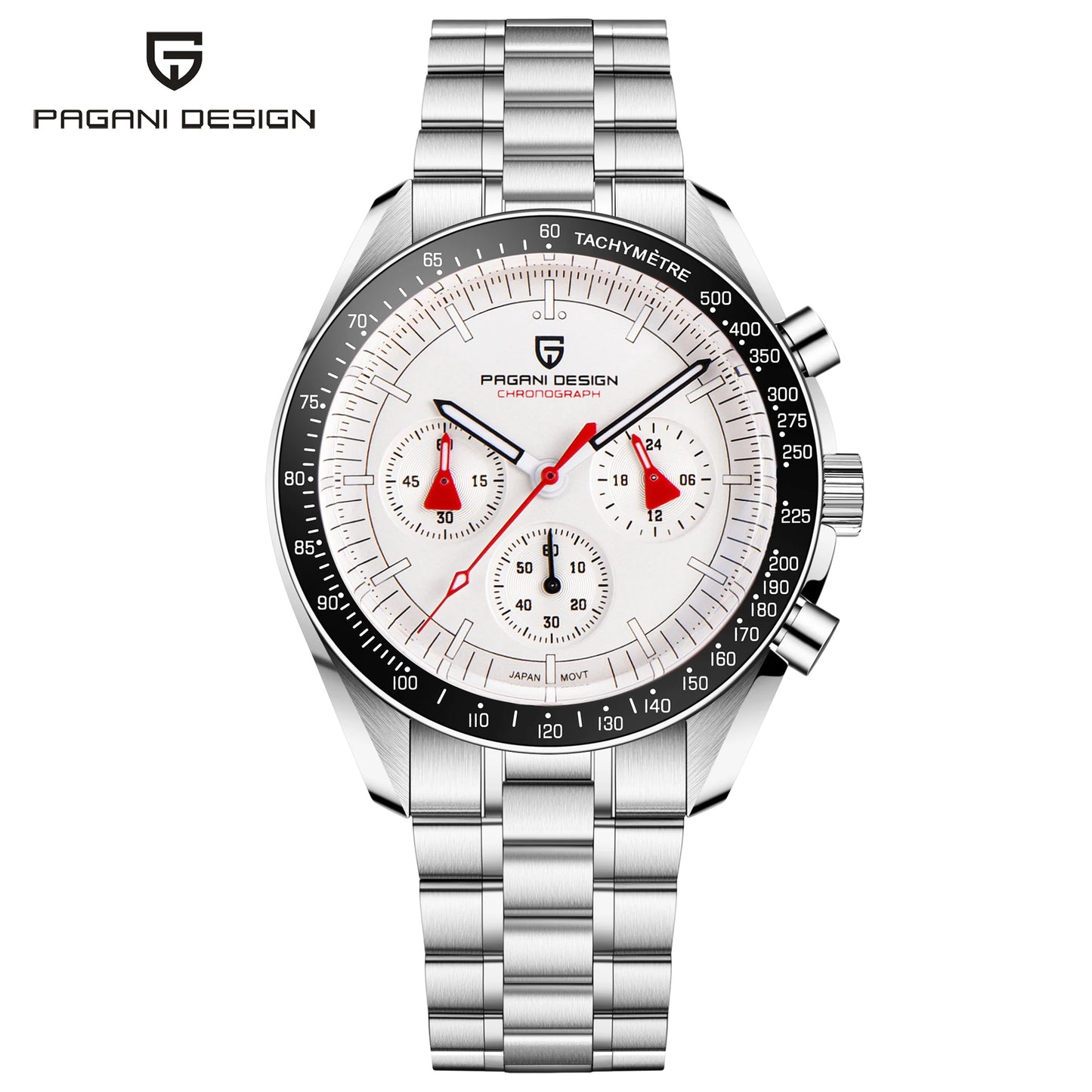 PAGANI DESIGN 2025 Men's Watches Luxury Quartz Watch For Man Chronograph AR Sapphire Mirror Auto Date Wrist Watches Reloj Hombre