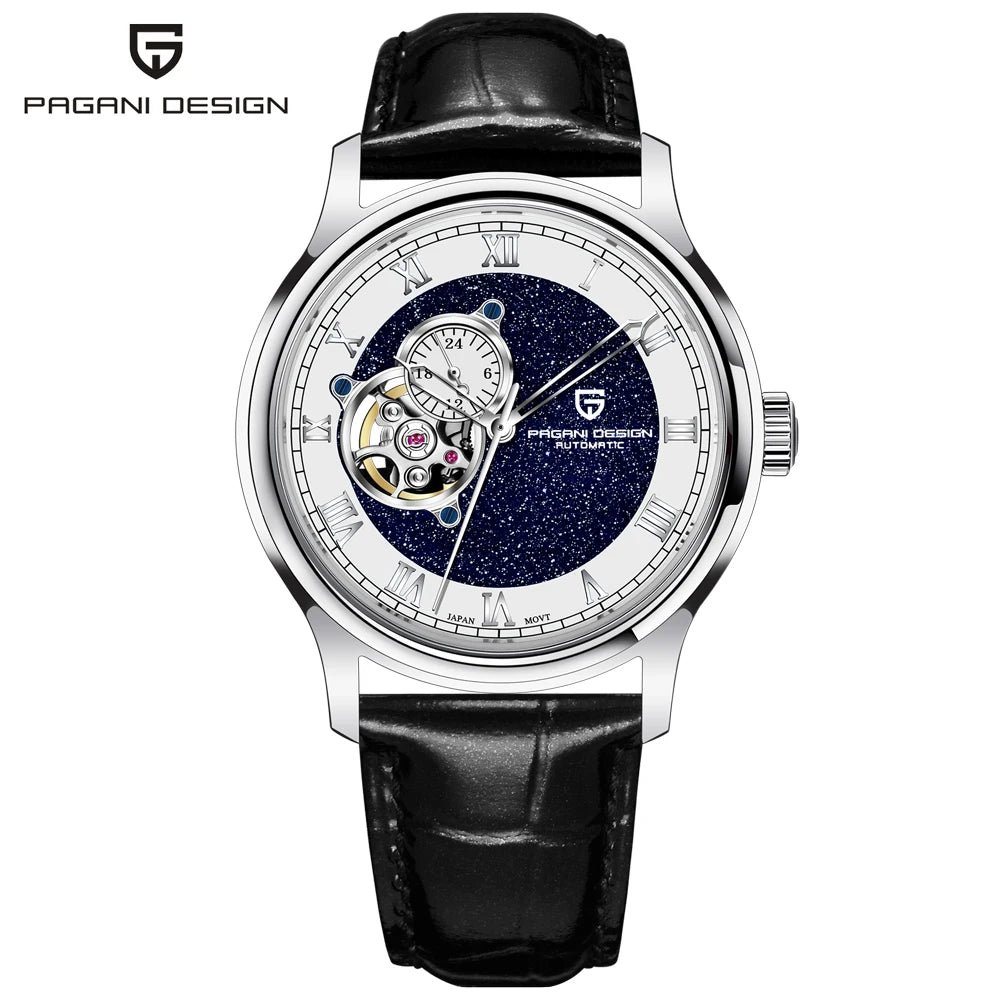PAGANI DESIGN Tourbillon Men's Mechanical Watches Top Luxury Automatic Watch For Men NH35 Wristwatch Gift AR Sapphire Waterproof