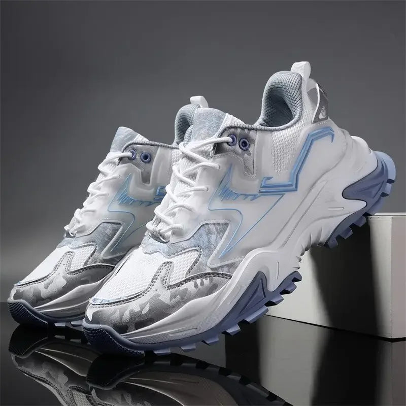 Men Sneakers Breathable Running Shoes 2025 Men Comfortable Black Casual Sneakers Outdoor Fashion Casual Shoes Zapatos De Mujer