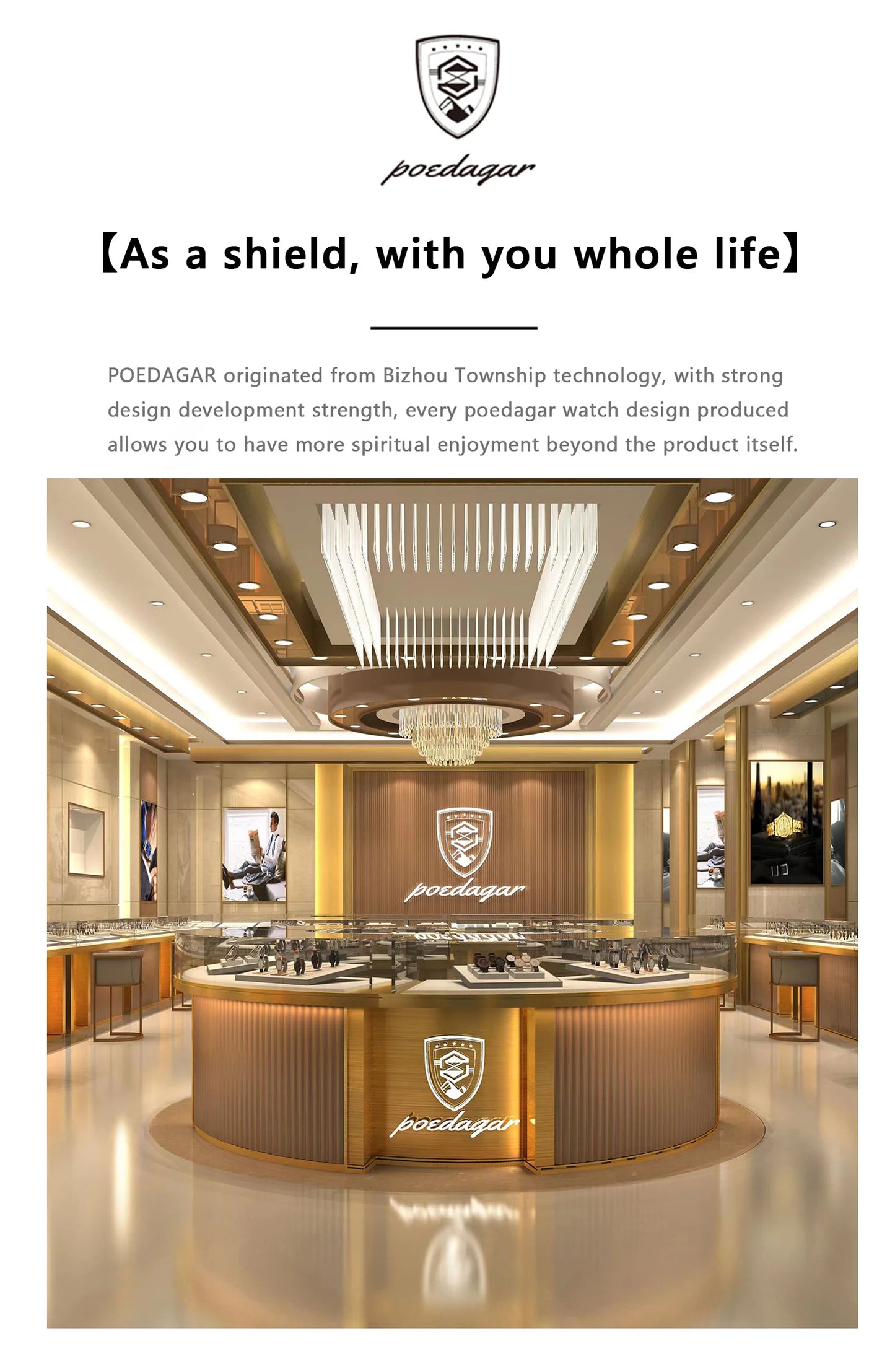 POEDAGAR Top Luxury Man Watch Waterproof Stainless Steel Men Wristwatch Luminous Date Week Fashion Business Quartz Men's Watches