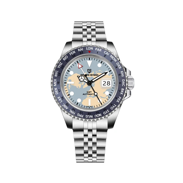 PAGANI DESIGN V4 40MM GMT NH34 Luxury Men's Watches Top Fashion Automatic Mechanical Watches for Men Sapphire Waterproof Clock