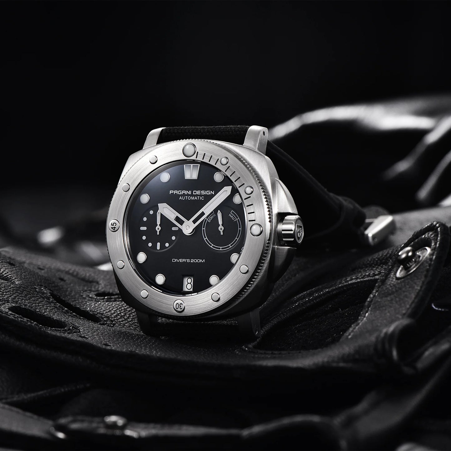 PAGANI DESIGN Mechanical Wristwatches Brand CAL.2C10 watches Sapphire Glass AR coating 200M Waterproof Chrono Clock reloj hombre