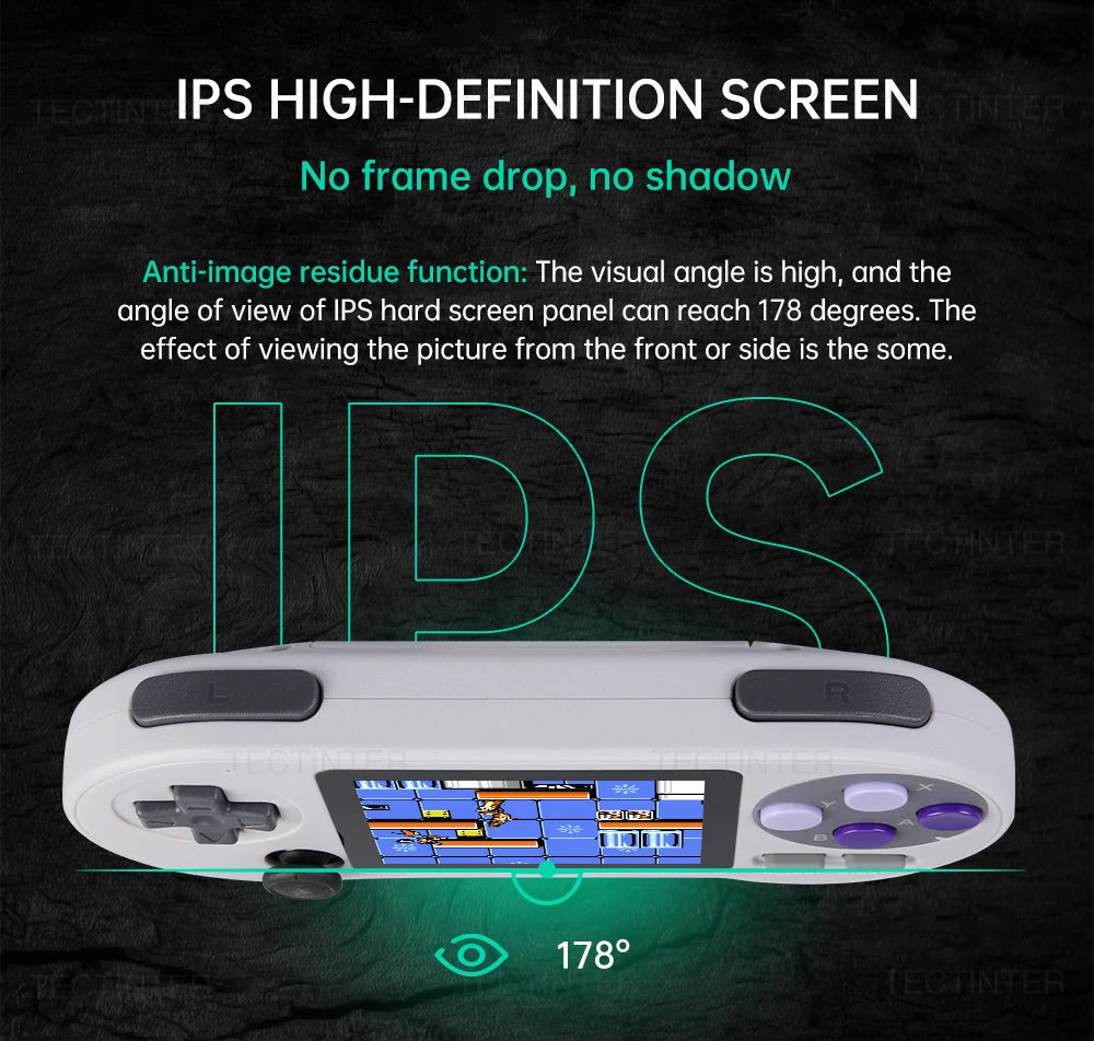 SF2000 3 inch IPS Screen Handheld Game Player Portable Video Game Console Built-in 8000+ Games Retro TV Game Player AV Output