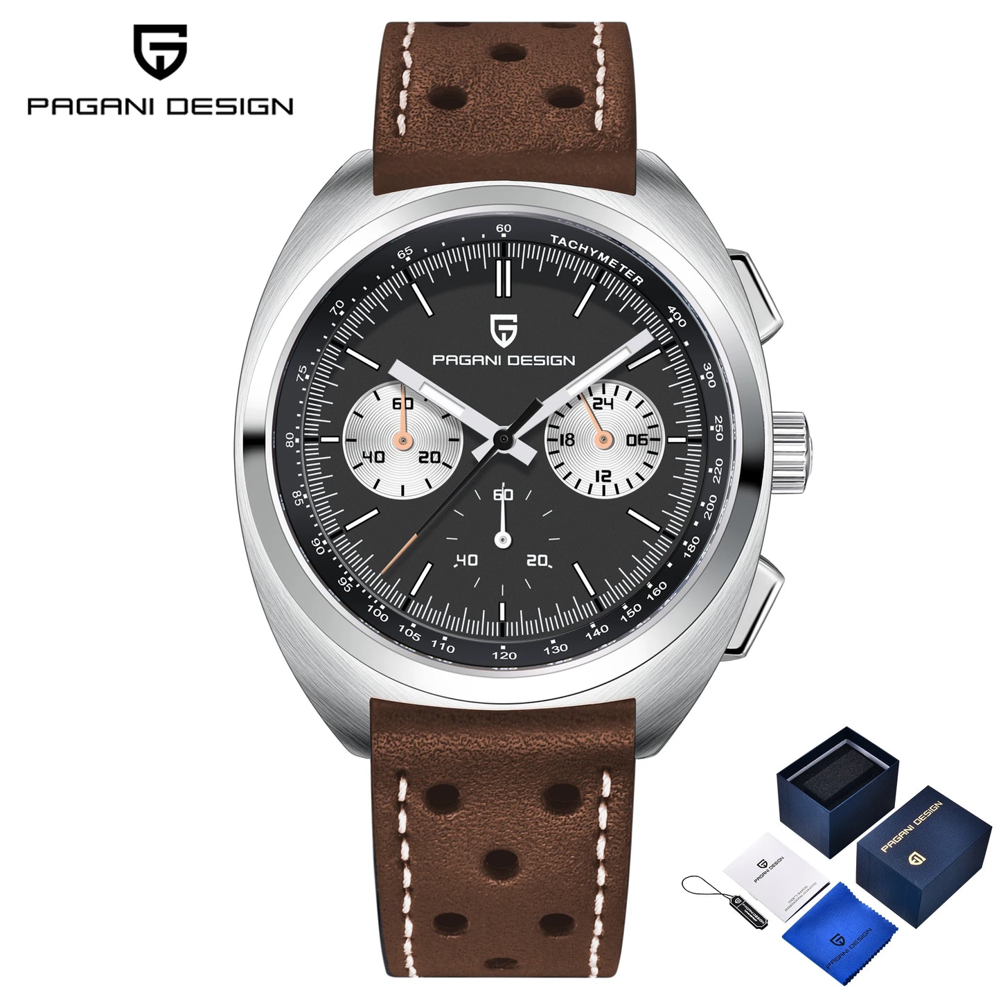 PAGANI DESIGN Men's Watch Luxury Quartz Watches For Man Top Sapphire Mirror Sports Waterproof Wristwatch Clock Gift Box 2025 New