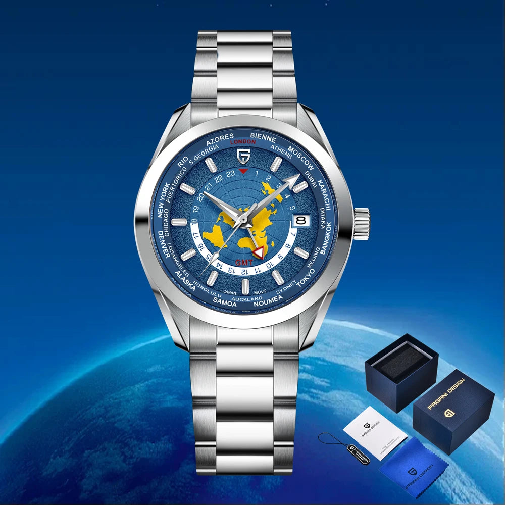 PAGANI DESIGN men's Watch 1788 Light Luxury Mechanical Watch Men's gift Box NH34A Movement Sapphire glass Waterproof Men's Watch