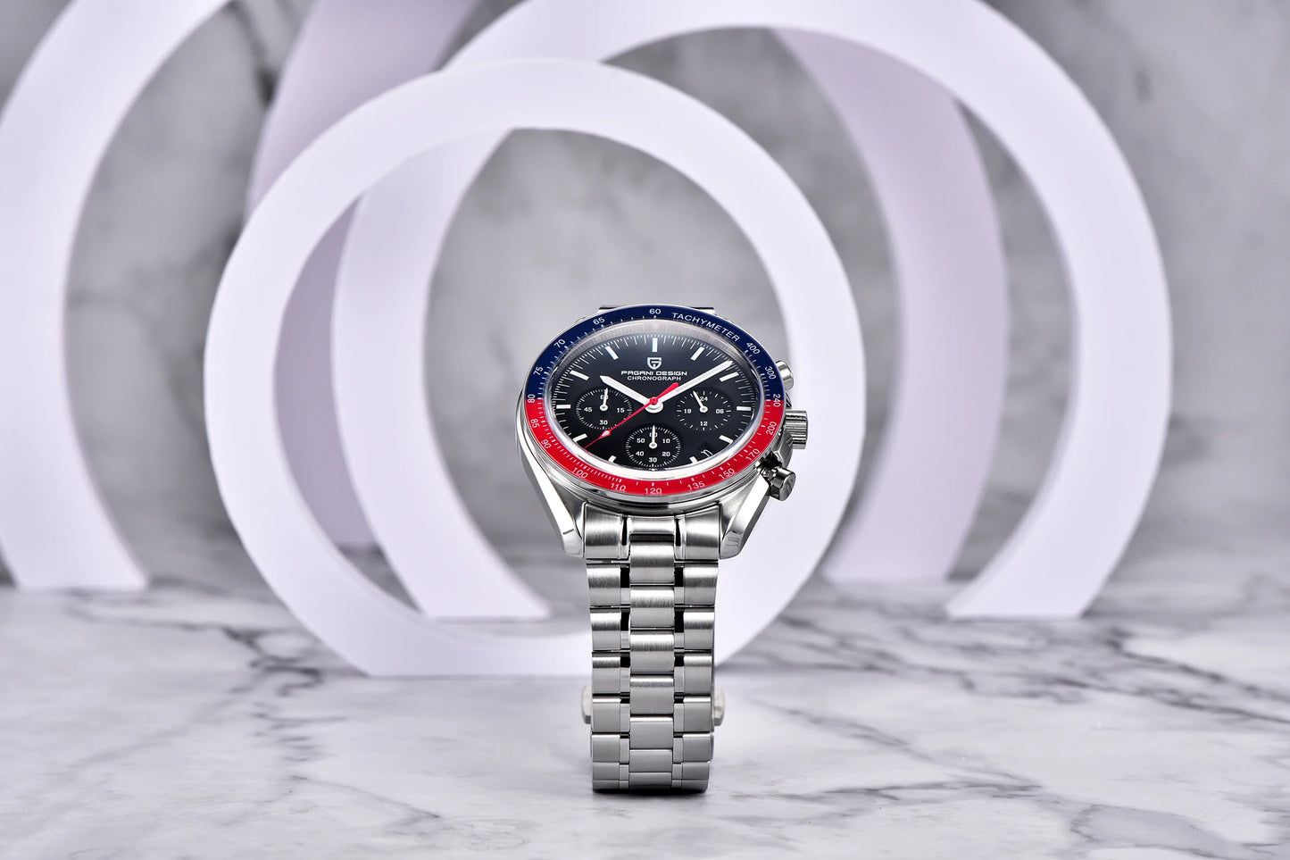 PAGANI DESIGN 2025 Men's Watches Luxury Quartz Watch For Man Chronograph AR Sapphire Mirror Auto Date Wrist Watches Reloj Hombre