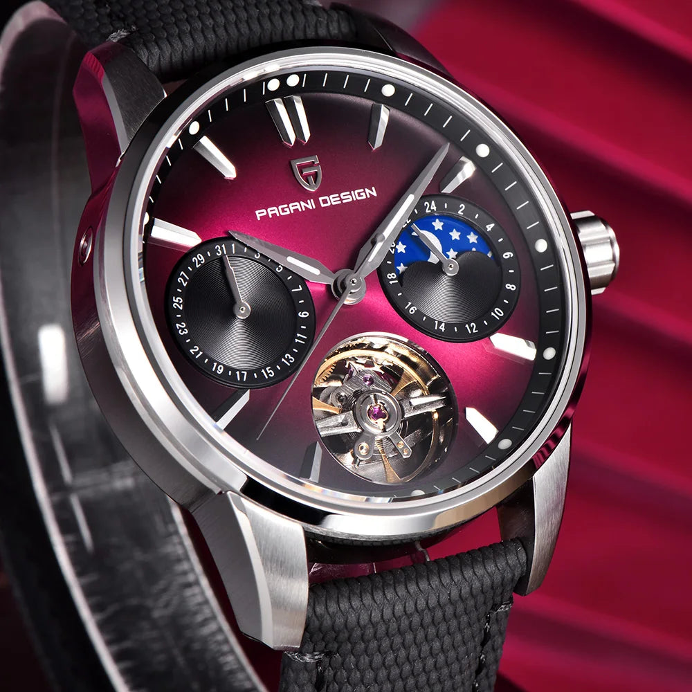 PAGANI DESIGN Men's Watch 2025 New Mechanical Watches For Man Luxury Sapphire Mirror Automatic Wristwatch Sport Waterproof Clock