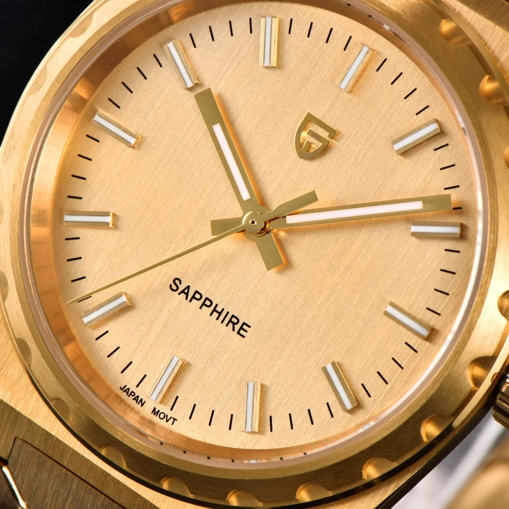 PAGANI DESIGN 2025 New Thin 7mm Fashion Men's Quartz Watch 10Bar Waterproof Stainless Steel Sapphire C3 Upgrade V2 reloj hombre