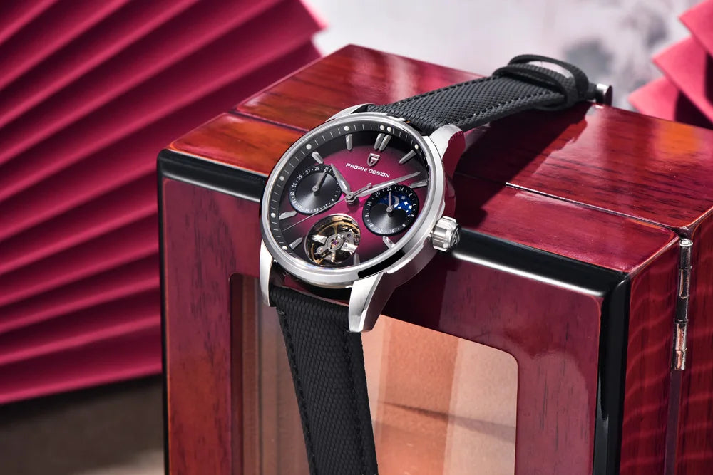 PAGANI DESIGN Men's Watch 2025 New Mechanical Watches For Man Luxury Sapphire Mirror Automatic Wristwatch Sport Waterproof Clock