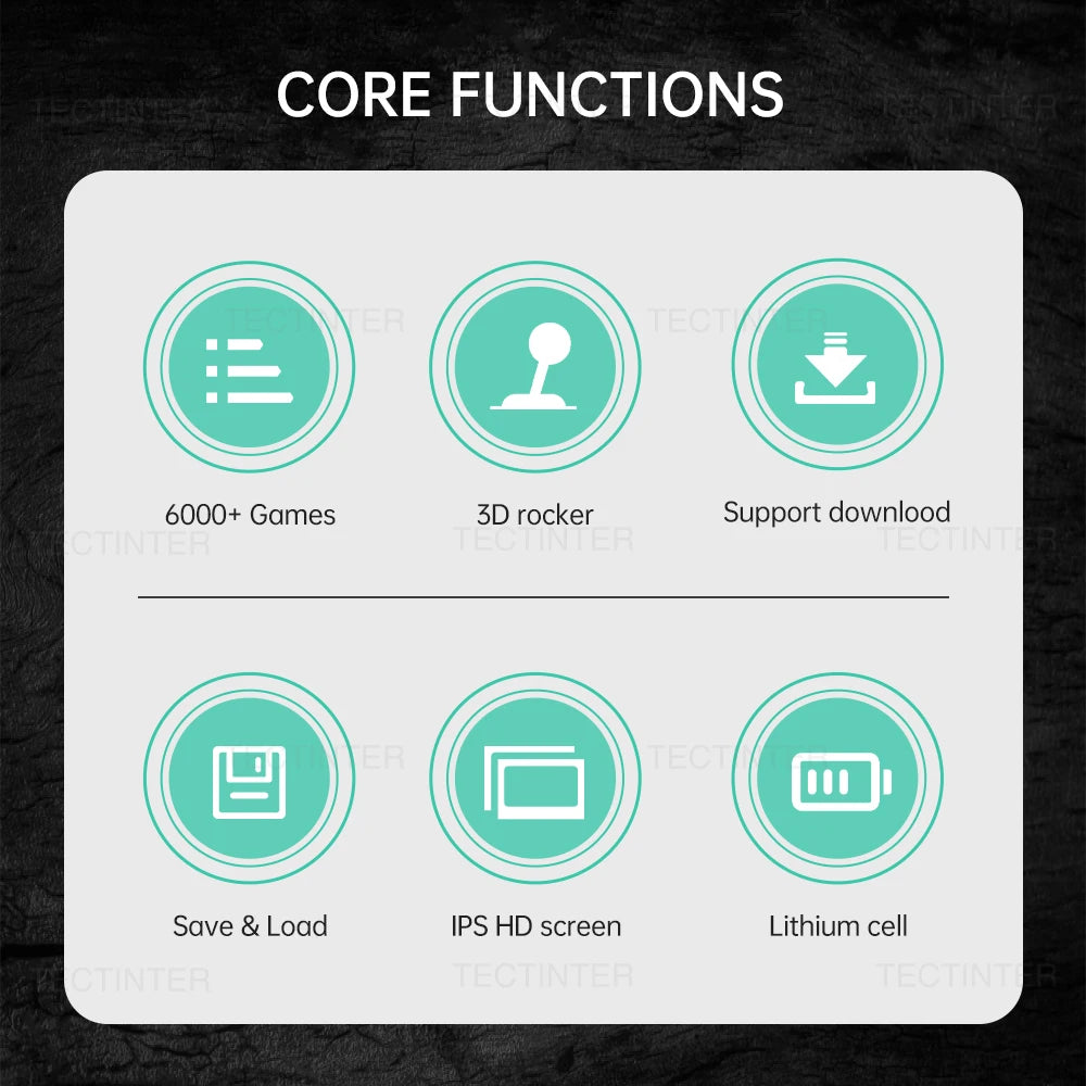 SF2000 3 inch IPS Screen Handheld Game Player Portable Video Game Console Built-in 8000+ Games Retro TV Game Player AV Output