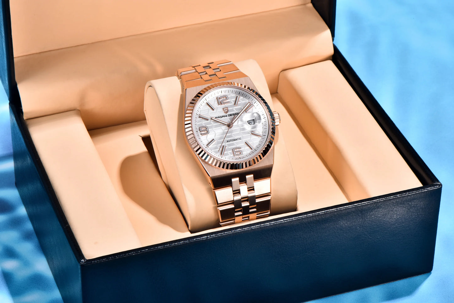 PAGANI DESIGN 3D Rhombus Dial Watches Luxury Automatic Watch Men Stainless steel Mechanical Wristwatch For Gift Box 2025 New