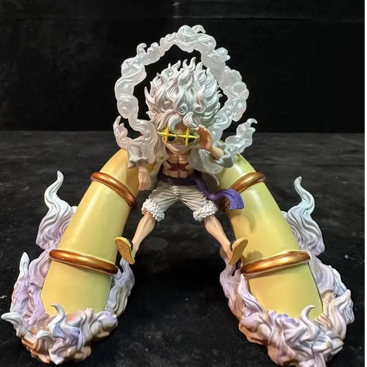 New One Piece Anime Figure Gear 5 Luffy Monkey D Luffy Figurine Pvc Station Model Doll Collectable Decoratoin Toy Gifts