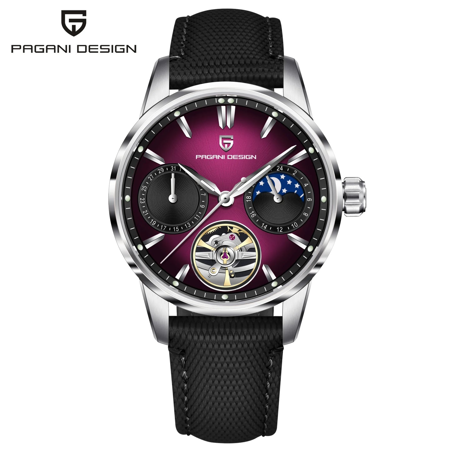 PAGANI DESIGN Men's Watch 2025 New Mechanical Watches For Man Luxury Sapphire Mirror Automatic Wristwatch Sport Waterproof Clock