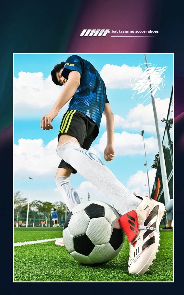 New Men Football Field Boots Casual Comfortable Professional Outdoor Football Shoes Tenis Sport Wear Society Cleats Soccer Shoes