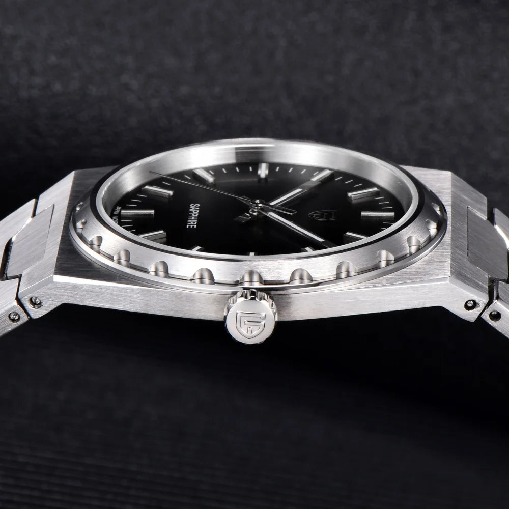 PAGANI DESIGN 2025 New Thin 7mm Fashion Men's Quartz Watch 10Bar Waterproof Stainless Steel Sapphire C3 Upgrade V2 reloj hombre