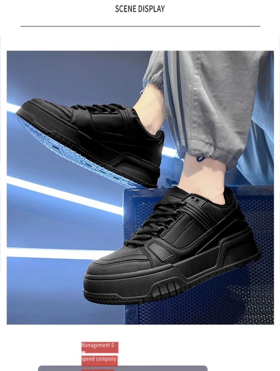 Men's Sneakers Jogging Shoes New Fashion Platform Shoes Men Outdoor Designer Trainers Beathable Running Sneakers Mens Tenis Shoe